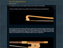 Tablet Screenshot of georgemacarthur.com